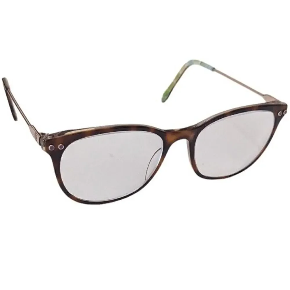 Lilly Pulitzer Lindy‎ Round Tortoise 51x17 140 Eyeglasses Frames Only